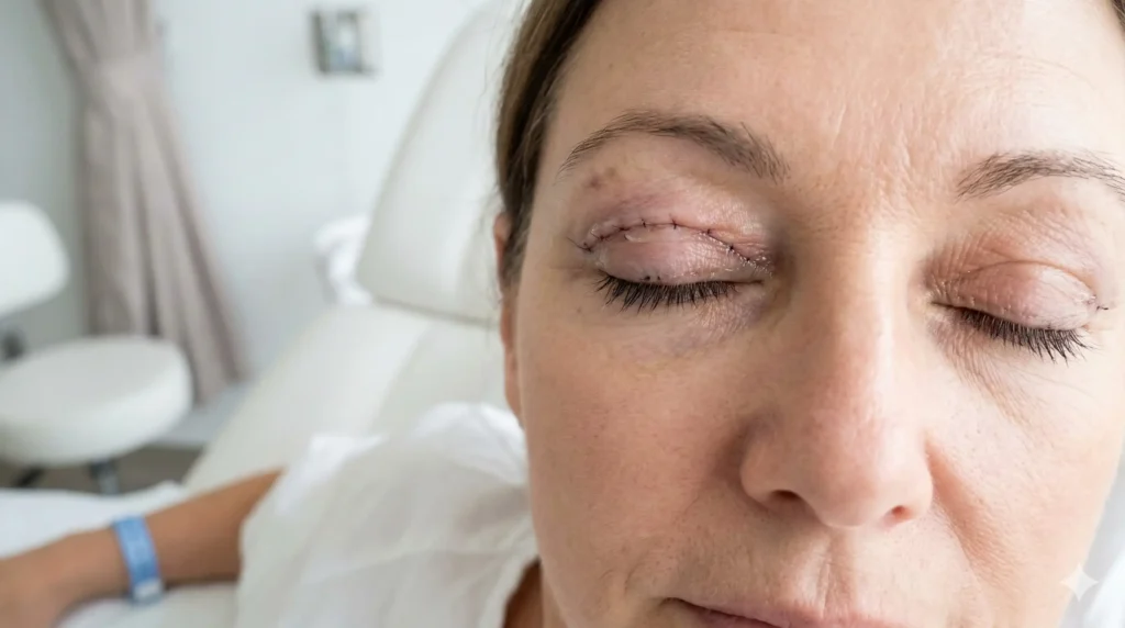 Recuperação de blefaroplastia cirurgia plástica pálpebras resultado
natural